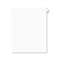 AVERY-DENNISON Avery-Style Legal Exhibit Side Tab Divider, Title: 26, Letter, White, 25/Pack