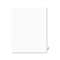 AVERY-DENNISON Avery-Style Legal Exhibit Side Tab Divider, Title: 49, Letter, White, 25/Pack