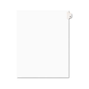 AVERY-DENNISON Avery-Style Legal Exhibit Side Tab Divider, Title: 51, Letter, White, 25/Pack