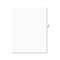 AVERY-DENNISON Avery-Style Legal Exhibit Side Tab Divider, Title: 60, Letter, White, 25/Pack