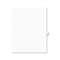 AVERY-DENNISON Avery-Style Legal Exhibit Side Tab Divider, Title: 65, Letter, White, 25/Pack