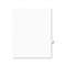 AVERY-DENNISON Avery-Style Legal Exhibit Side Tab Divider, Title: 68, Letter, White, 25/Pack