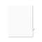 AVERY-DENNISON Avery-Style Legal Exhibit Side Tab Divider, Title: 70, Letter, White, 25/Pack
