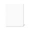 AVERY-DENNISON Avery-Style Legal Exhibit Side Tab Divider, Title: 75, Letter, White, 25/Pack