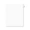 AVERY-DENNISON Avery-Style Legal Exhibit Side Tab Divider, Title: 77, Letter, White, 25/Pack