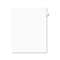 AVERY-DENNISON Avery-Style Legal Exhibit Side Tab Divider, Title: 78, Letter, White, 25/Pack