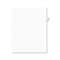 AVERY-DENNISON Avery-Style Legal Exhibit Side Tab Divider, Title: 81, Letter, White, 25/Pack