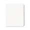 AVERY-DENNISON Avery-Style Legal Exhibit Side Tab Divider, Title: 26-50, Letter, White