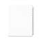 AVERY-DENNISON Avery-Style Legal Exhibit Side Tab Divider, Title: 151-175, Letter, White