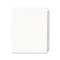 AVERY-DENNISON Avery-Style Legal Exhibit Side Tab Divider, Title: 251-275, Letter, White