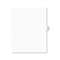 AVERY-DENNISON Avery-Style Preprinted Legal Side Tab Divider, Exhibit E, Letter, White, 25/Pack