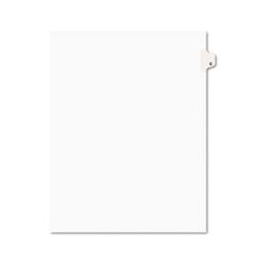 AVERY-DENNISON Avery-Style Legal Exhibit Side Tab Dividers, 1-Tab, Title C, Ltr, White, 25/PK