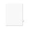 AVERY-DENNISON Avery-Style Legal Exhibit Side Tab Dividers, 1-Tab, Title V, Ltr, White, 25/PK