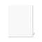 AVERY-DENNISON Avery-Style Legal Exhibit Side Tab Dividers, 1-Tab, Title Y, Ltr, White, 25/PK