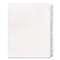 AVERY-DENNISON Allstate-Style Legal Exhibit Side Tab Dividers, 25-Tab, 76-100, Letter, White