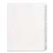 AVERY-DENNISON Allstate-Style Legal Exhibit Side Tab Dividers, 25-Tab, 126-150, Letter, White