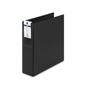 AVERY-DENNISON Economy Non-View Binder with Round Rings, 11 x 8 1/2, 3" Capacity, Black