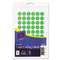 AVERY-DENNISON Handwrite Only Removable Round Color-Coding Labels, 1/2" dia, Neon Green, 840/PK