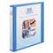 AVERY-DENNISON Heavy-Duty Non Stick View Binder w/Slant Rings, 1" Cap, Light Blue