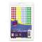 AVERY-DENNISON See Through Removable Color Dots, 1/4 dia, Assorted Colors, 864/Pack