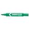 AVERY-DENNISON Regular Desk Style Permanent Marker, Chisel Tip, Green, Dozen