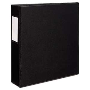 AVERY-DENNISON Durable Binder with Two Booster EZD Rings, 11 x 8 1/2, 2", Black