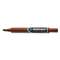 AVERY-DENNISON Large Desk Style Permanent Marker, Chisel Tip, Brown, Dozen