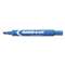 AVERY-DENNISON Large Desk Style Permanent Marker, Chisel Tip, Blue, Dozen