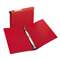 AVERY-DENNISON Hanging Storage Binder with Gap Free Round Rings, 11 x 8 1/2, 1" Capacity, Red