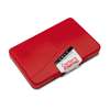 AVERY-DENNISON Felt Stamp Pad, 4 1/4 x 2 3/4, Red