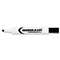 AVERY-DENNISON Desk Style Dry Erase Marker, Chisel Tip, Black, Dozen