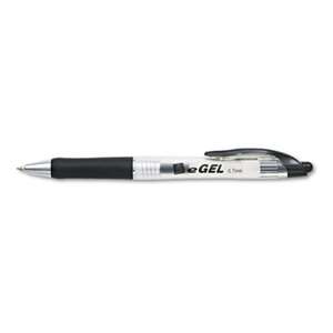AVERY-DENNISON eGEL Retractable Gel Pen, Roller Ball, Black Ink, Medium