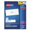 AVERY-DENNISON Easy Peel Mailing Address Labels, Laser, 1 x 4, White, 2000/Box