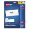 AVERY-DENNISON Easy Peel Mailing Address Labels, Laser, 1 1/3 x 4, White, 350/Pack