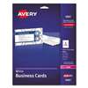 AVERY-DENNISON Print-to-the-Edge Microperf Business Cards, Color Laser, 2 x 3 1/2, Wht, 160/Pk