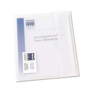 AVERY-DENNISON Translucent Document Wallets, Letter, Polypropylene, Translucent, 12/Box
