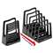 AVERY-DENNISON Adjustable File Rack, Five Sections, 8 x 10 1/2 x 11 1/2, Black