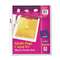 AVERY-DENNISON Multi-Page Top-Load Sheet Protectors, Heavy Gauge, Letter, Clear, 25/Pack