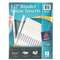 AVERY-DENNISON Binder Spine Inserts, 1/2" Spine Width, 16 Inserts/Sheet, 5 Sheets/Pack