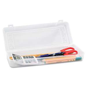 ADVANTUS CORPORATION Stretch Art Box, Polypropylene, Snap Shut, Clear