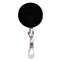 ADVANTUS CORPORATION Premier Heavy-Duty Retractable ID Card Reel, 24" Extension, Black/Chrome, 12/Box