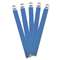 ADVANTUS CORPORATION Crowd Management Wristbands, Sequentially Numbered, 10 x 3/4, Blue, 100/Pack