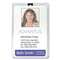 ADVANTUS CORPORATION ID Badge Holder w/Clip, Vertical, 3w x 4h, Clear, 50/Pack