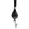 Advantus 75549 Lanyards with Retractable ID Reels, Clip Style, 36" Long, Black, 12/PK