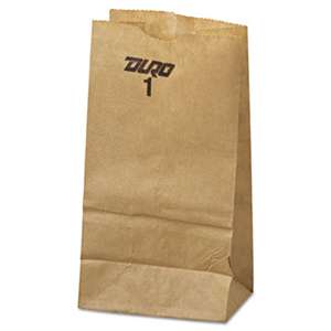 GENERAL SUPPLY #1 Paper Grocery Bag, 30lb Kraft, Standard 3 1/2 x 7 3/8 x 6 7/8, 500 bags