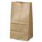 GENERAL SUPPLY #25 Squat Paper Grocery Bag, 40lb Kraft, Standard 8 1/4 x6 1/8 x15 7/8, 500 bags