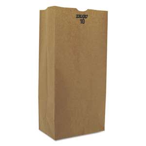 GENERAL SUPPLY #10 Paper Grocery, 57lb Kraft, Extra-Heavy-Duty 6 5/16x4 3/16 x13 3/8, 500 bags