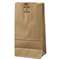 GENERAL SUPPLY #6 Paper Grocery Bag, 50lb Kraft, Extra-Heavy-Duty 6 x 3 5/8 x 11 1/16, 500 bags