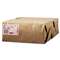 GENERAL SUPPLY #8 Paper Grocery, 57lb Kraft, Extra-Heavy-Duty 6 1/8x4 1/6 x12 7/16, 500 bags