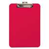 BAUMGARTENS Unbreakable Recycled Clipboard, 1/4" Capacity, 8 1/2 x 11, Red